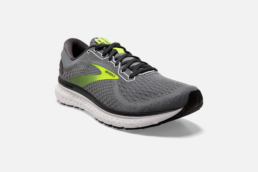 Brooks Running Shoes - Glycerin 18 Road Mens - Grey - ALE-576240